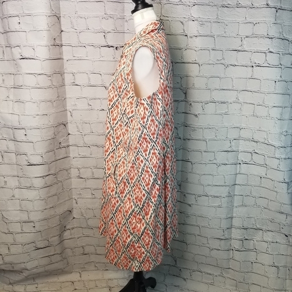 Lands End ikat sleeveless shirt dress - Picture 8 of 9